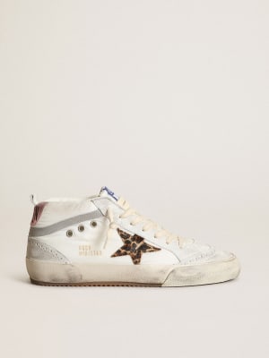 Women's Francy leather with suede star | Golden Goose