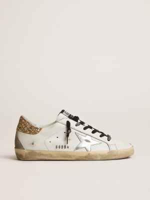 Golden goose black glitter sales star