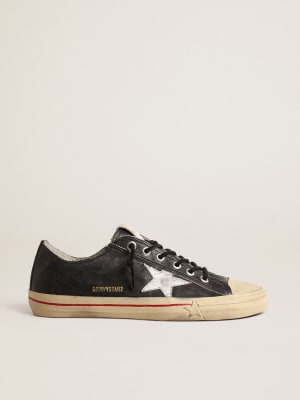 Men's black joggers with white stars | Golden Goose