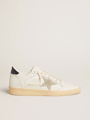 Golden Goose - Men's Ball Star in Black Suede with White Leather Star, Man, Size: 43