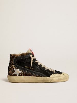 Francy sneakers with sequins and handwritten lettering on the outsole |  Golden Goose