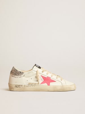 Golden goose store white shoes