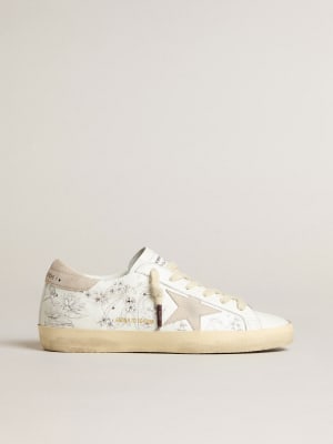 Women s bio based Purestar with white star and heel tab Golden Goose