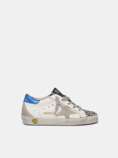 Super Star sneakers with leopard print suede insert Golden Goose