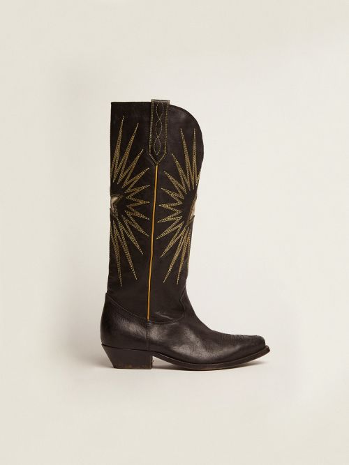 Golden goose hotsell riding boots