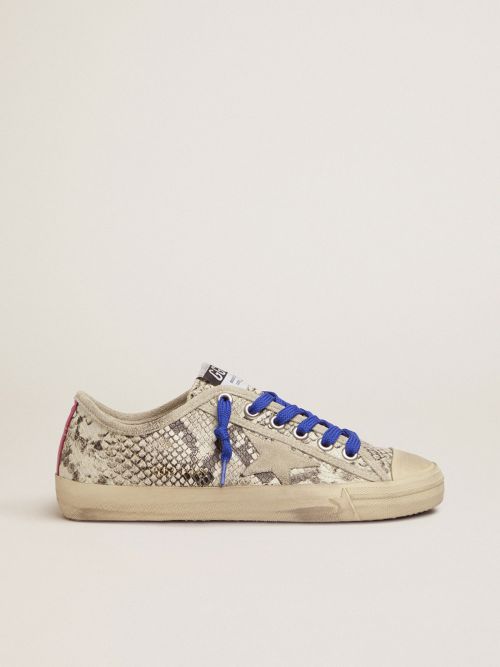 Golden goose mid star best sale snake print