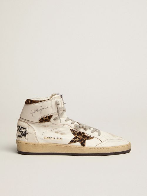 Golden goose best sale women's leopard sneakers