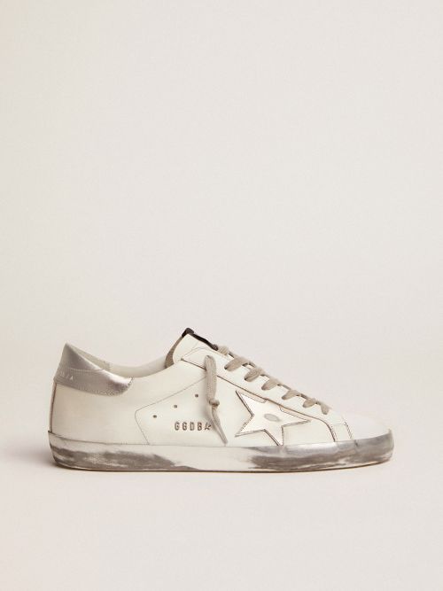Super-Star sneakers with star and glitter heel tab Golden Goose