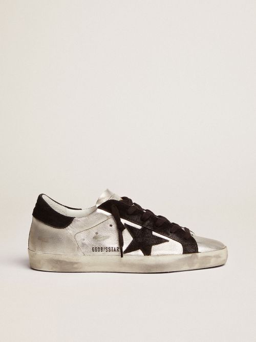 Golden goose silver and hot sale black