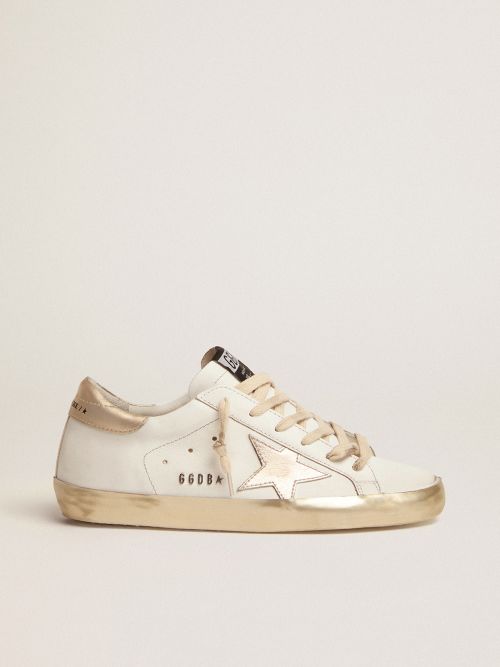 Women's Super-Star sneakers with gold foxing