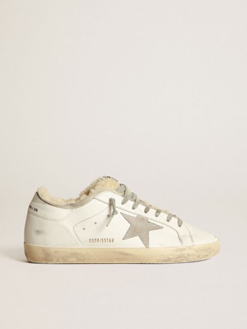 Shearling lined golden goose 2024 sneakers