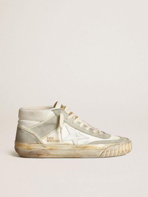 Golden goose women's sales mid star suede sneakers