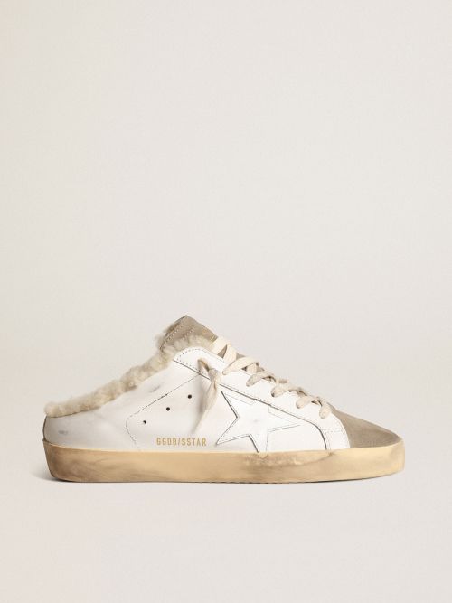 Sheepskin lined outlet trainers