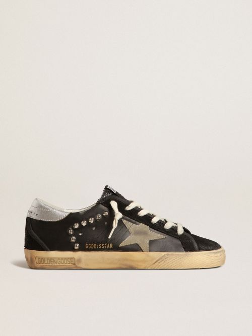 Golden goose superstar store leather and suede sneakers