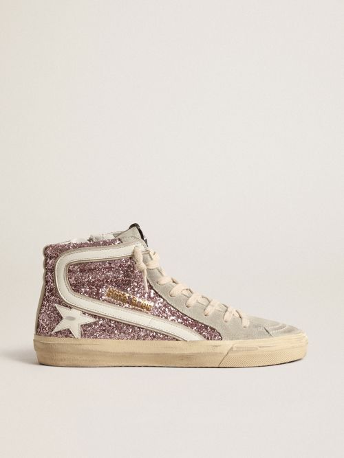 Golden goose outlet slide argento