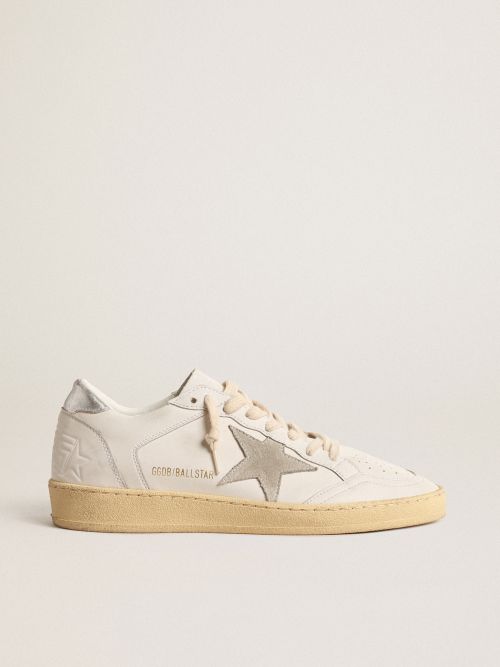 Ball Star with suede star and metallic leather heel tab | Golden Goose