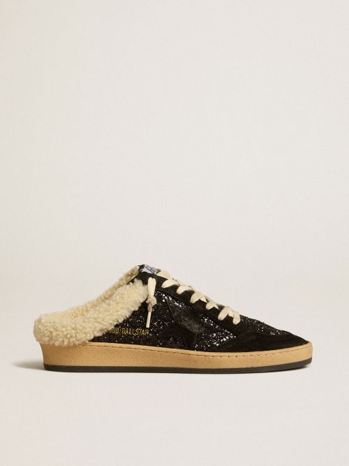 Golden goose hot sale shearling slide