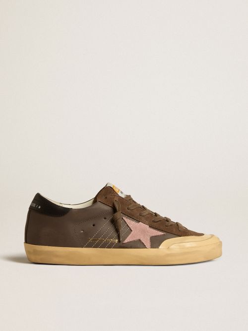 Superstar rose cheap en daim