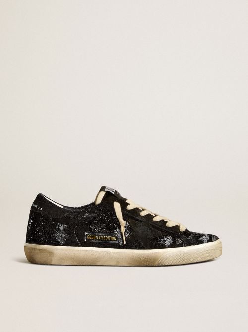 Golden goose black store snakeskin