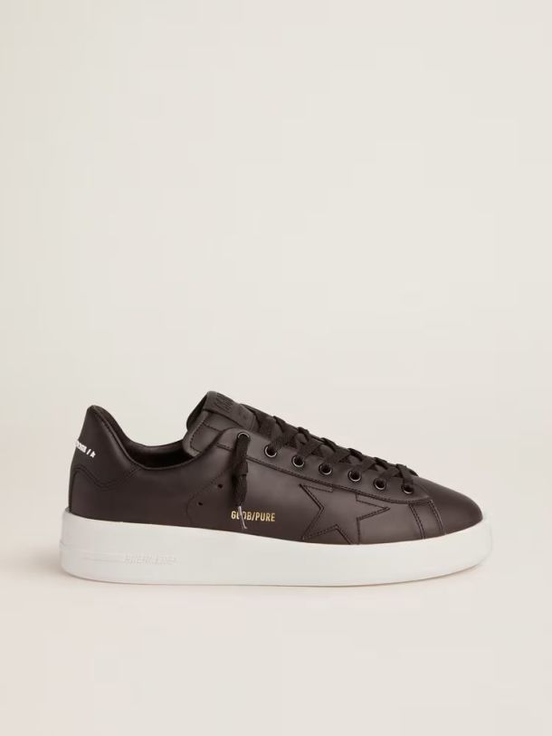 golden goose purestar leather sneakers