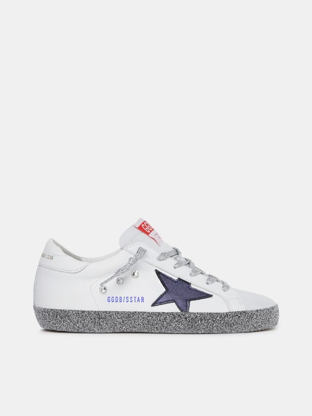 LAB limited edition Super Star sneakers with crystals on the foxing and ...