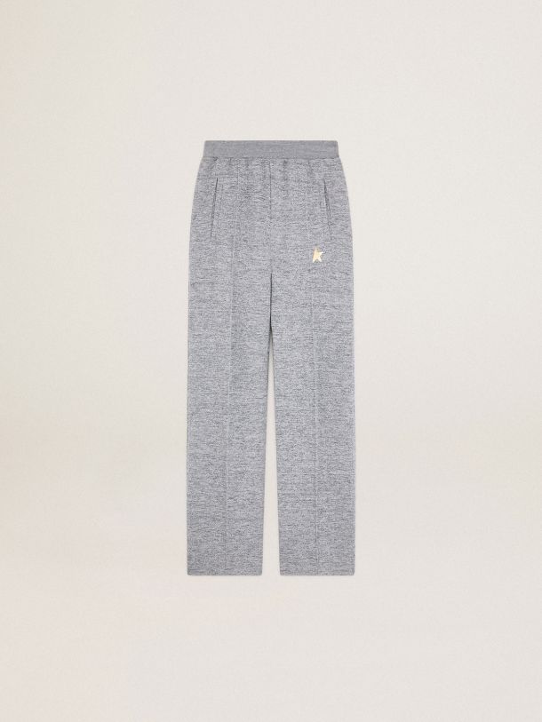 Download Melange gray Dorotea Star Collection jogging pants with ...
