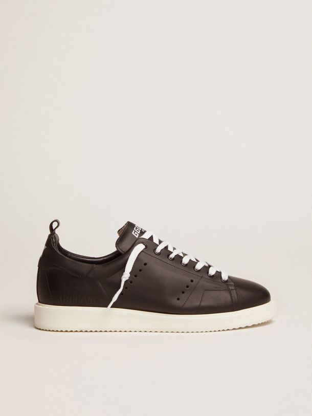 Men's Starter in leather with star printed on the heel tab