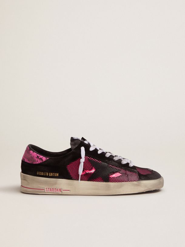 Golden Goose - Men’s fuchsia and black Limited Edition LAB Stardan sneakers in 