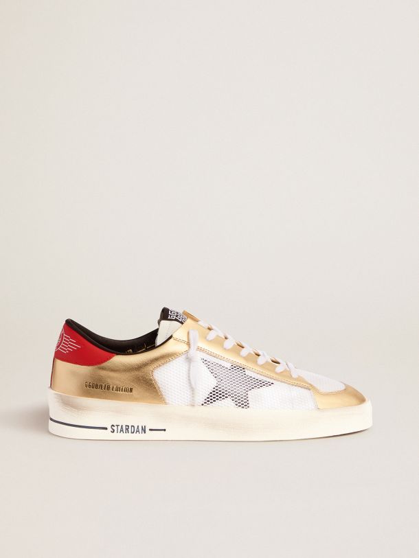 Golden Goose - Men's Limited Edition Stardan sneakers with gold inserts in 