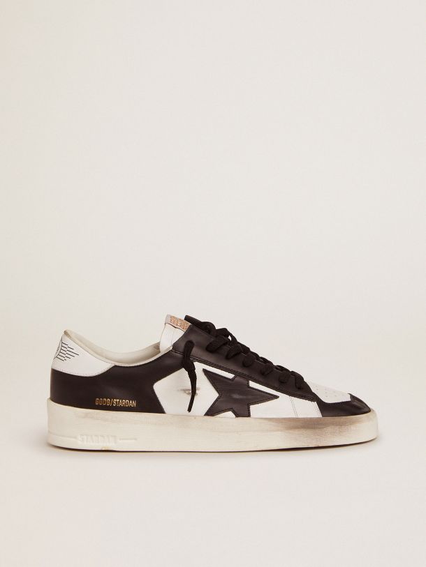 Golden Goose - Stardan sneakers in black and white leather in 