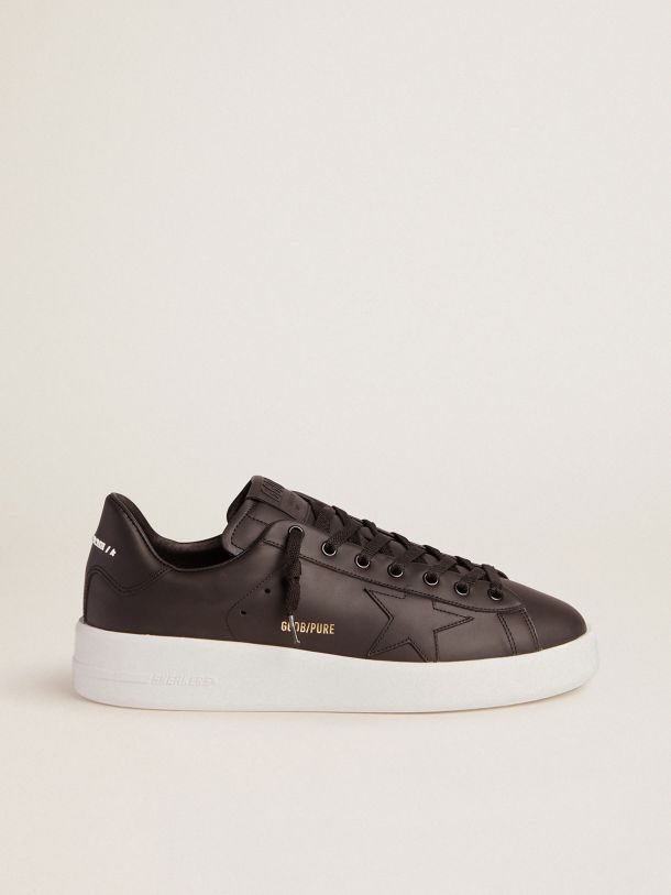 Black leather Purestar sneakers