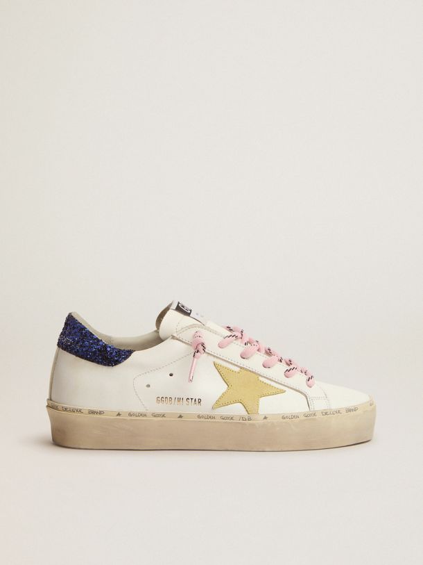 Hi Star LTD sneakers with glitter heel tab and yellow suede star ...