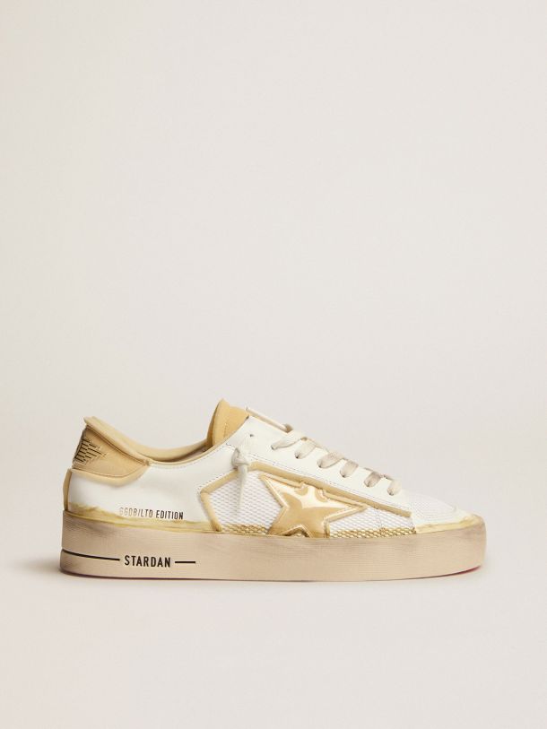 Golden Goose - Stardan LAB sneakers in white leather with foam and PVC inserts in 