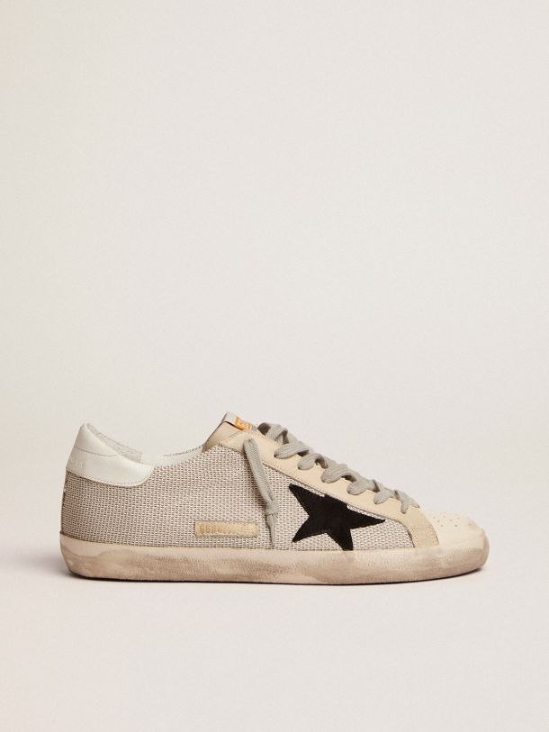 Super-Star sneakers in leather with mesh insert