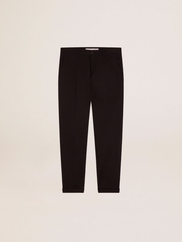 Golden Goose - Golden Collection chinos in black cotton in 