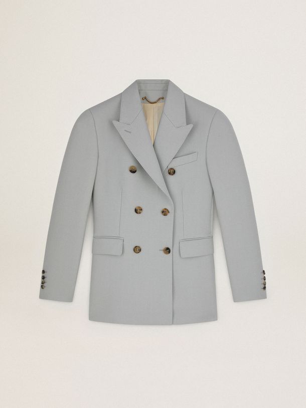 Golden Goose - Journey Collection single-breasted blazer in pastel blue in 