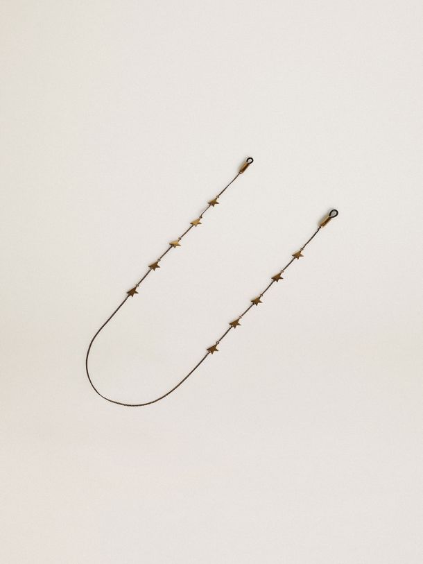 Golden Goose - Cadena para gafas Star de la colección Jewelmates en color oro antiguo in 