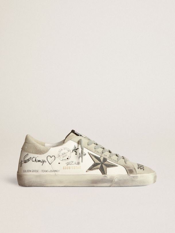Golden Goose - Super-Star sneakers with Texas graffiti in 