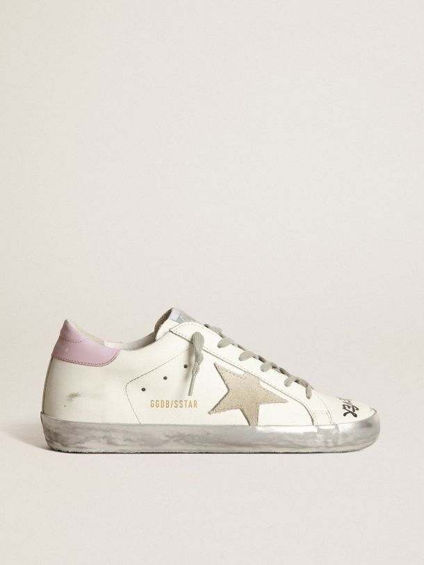 Golden Goose - Super-Star sneakers with handwritten lettering and two-tone heel tabs in 