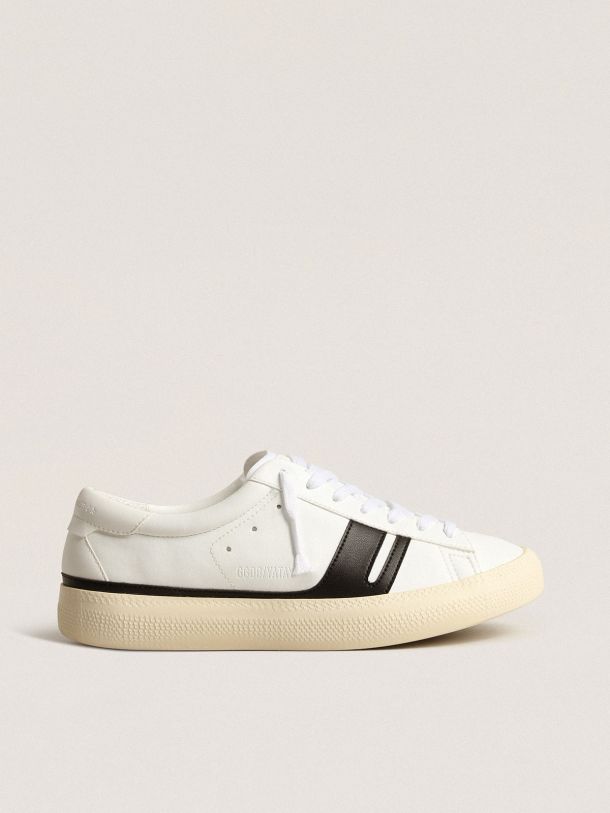 Golden Goose - Yatay Model 1B sustainable sneakers with white bio-based upper and black Y in 