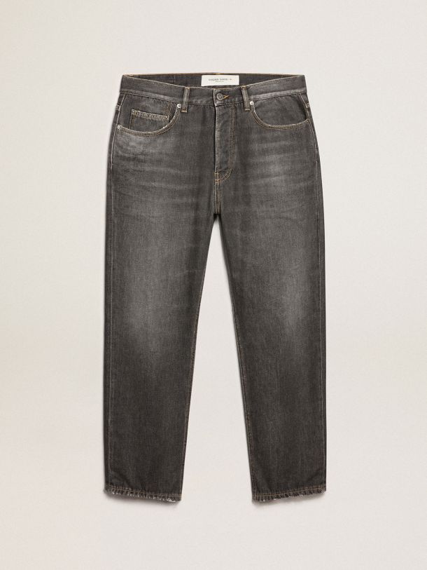Journey Collection stonewashed-effect black Cory jeans