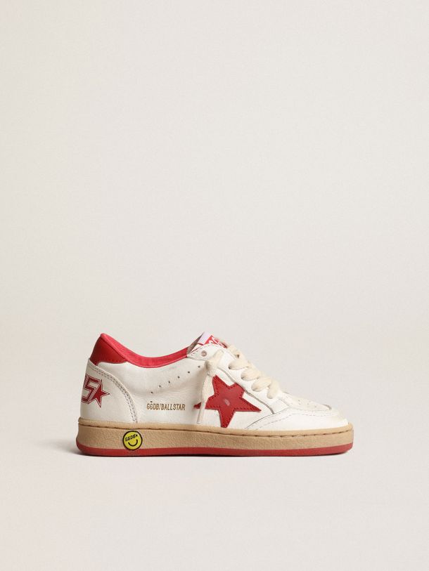 Ball Star Young in nappa with red leather star and heel tab