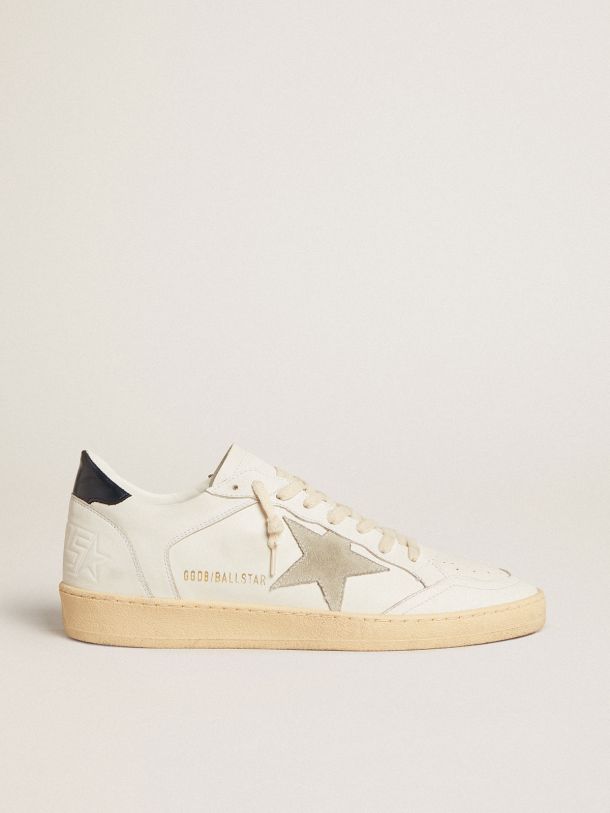 Ball Star with ice-gray suede star and blue leather heel tab