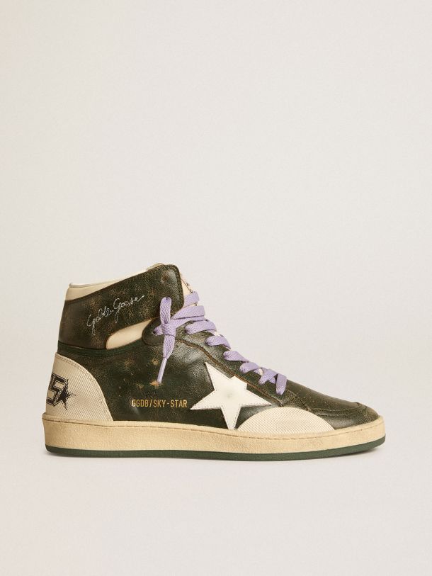 Women's Sky-Star with signature on the ankle and silver inserts