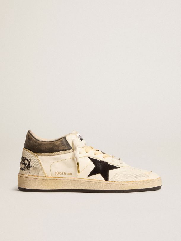 Golden Goose - Women's Ball Star in Black Suede with White Leather Star, Woman, Size: 39