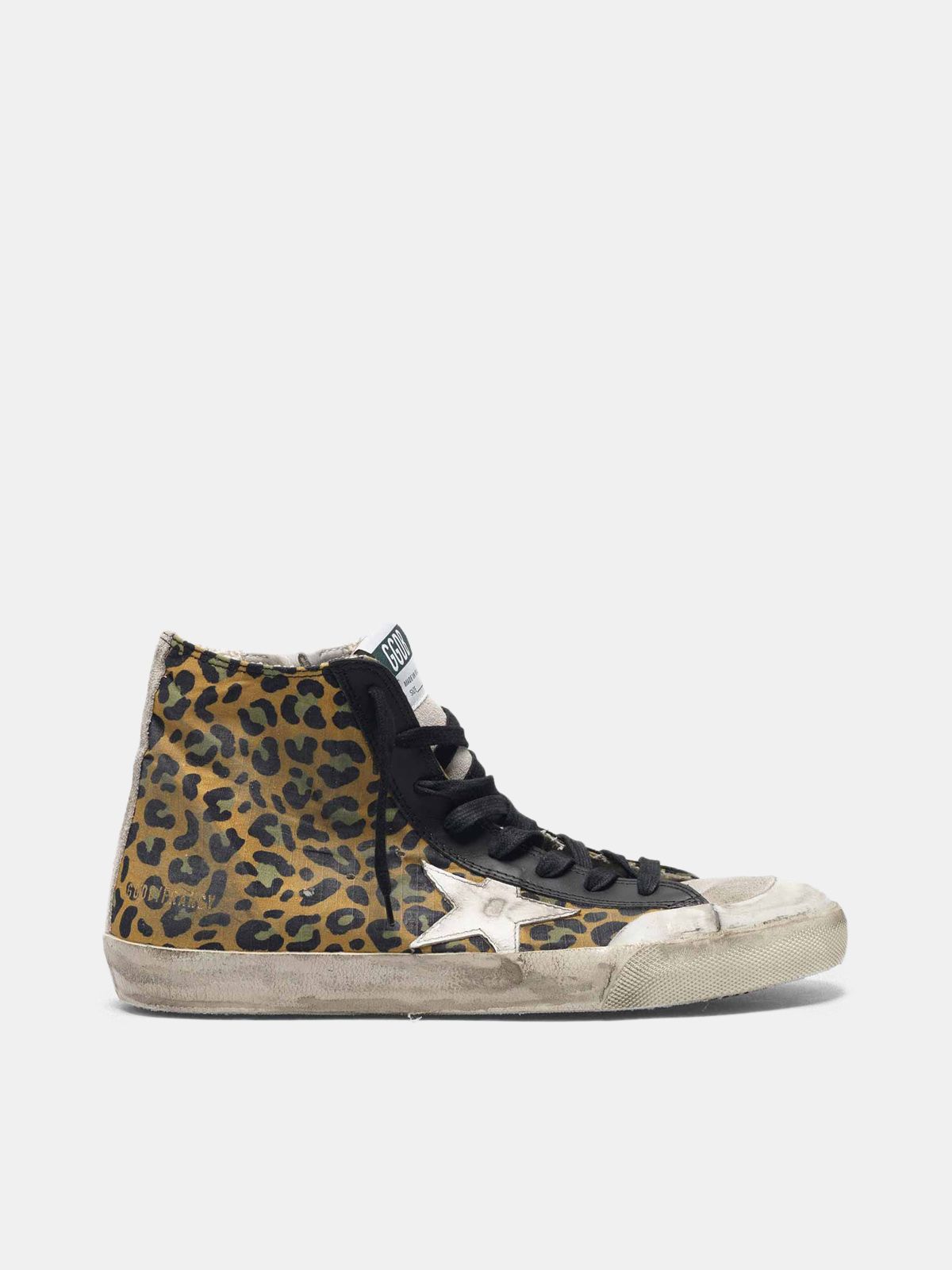 golden goose francy leopard