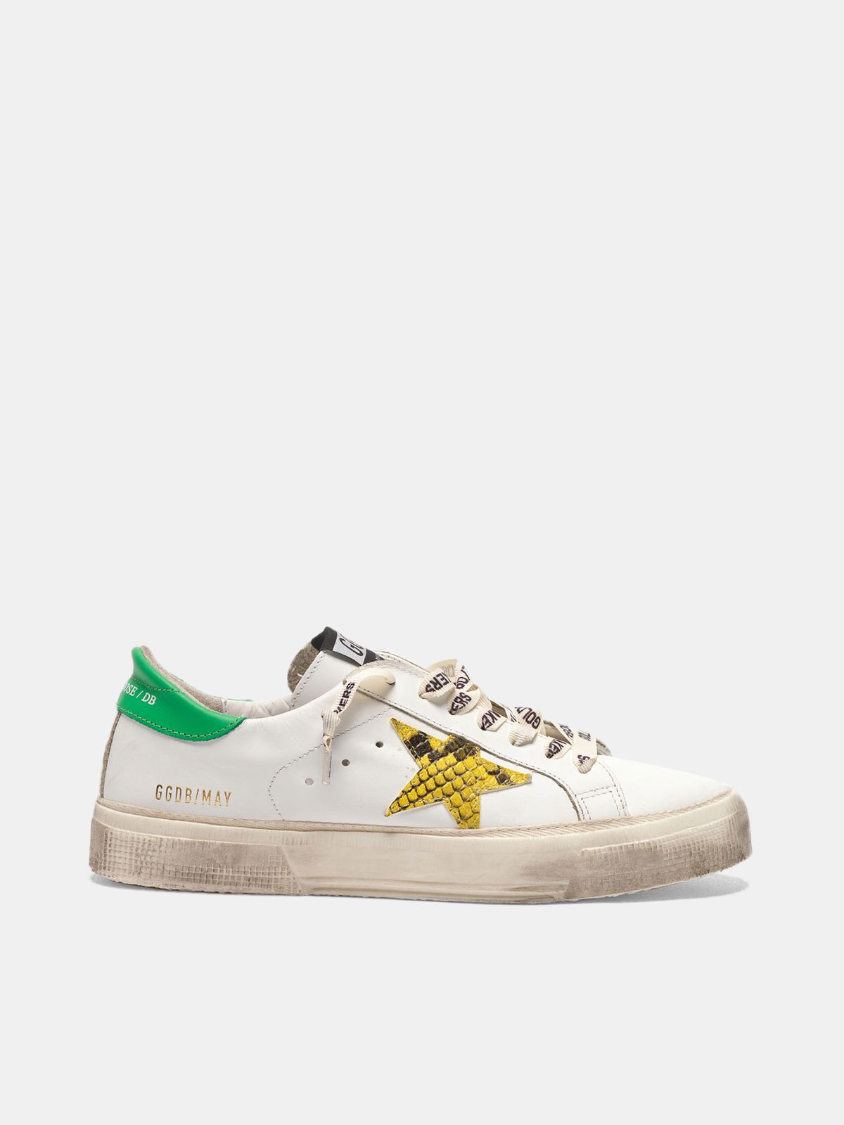 green golden goose sneakers