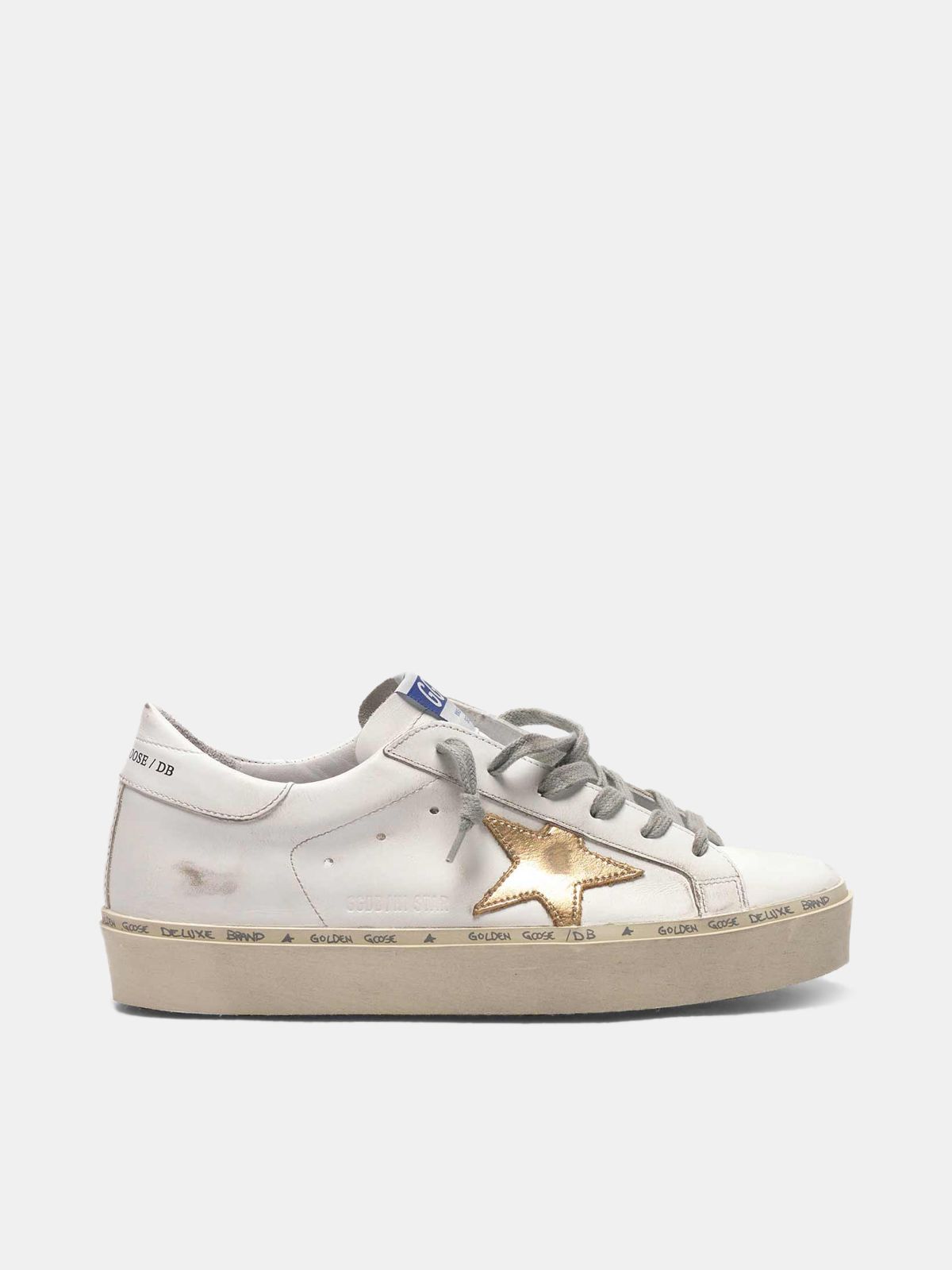 Hi Star sneakers in leather with gold 