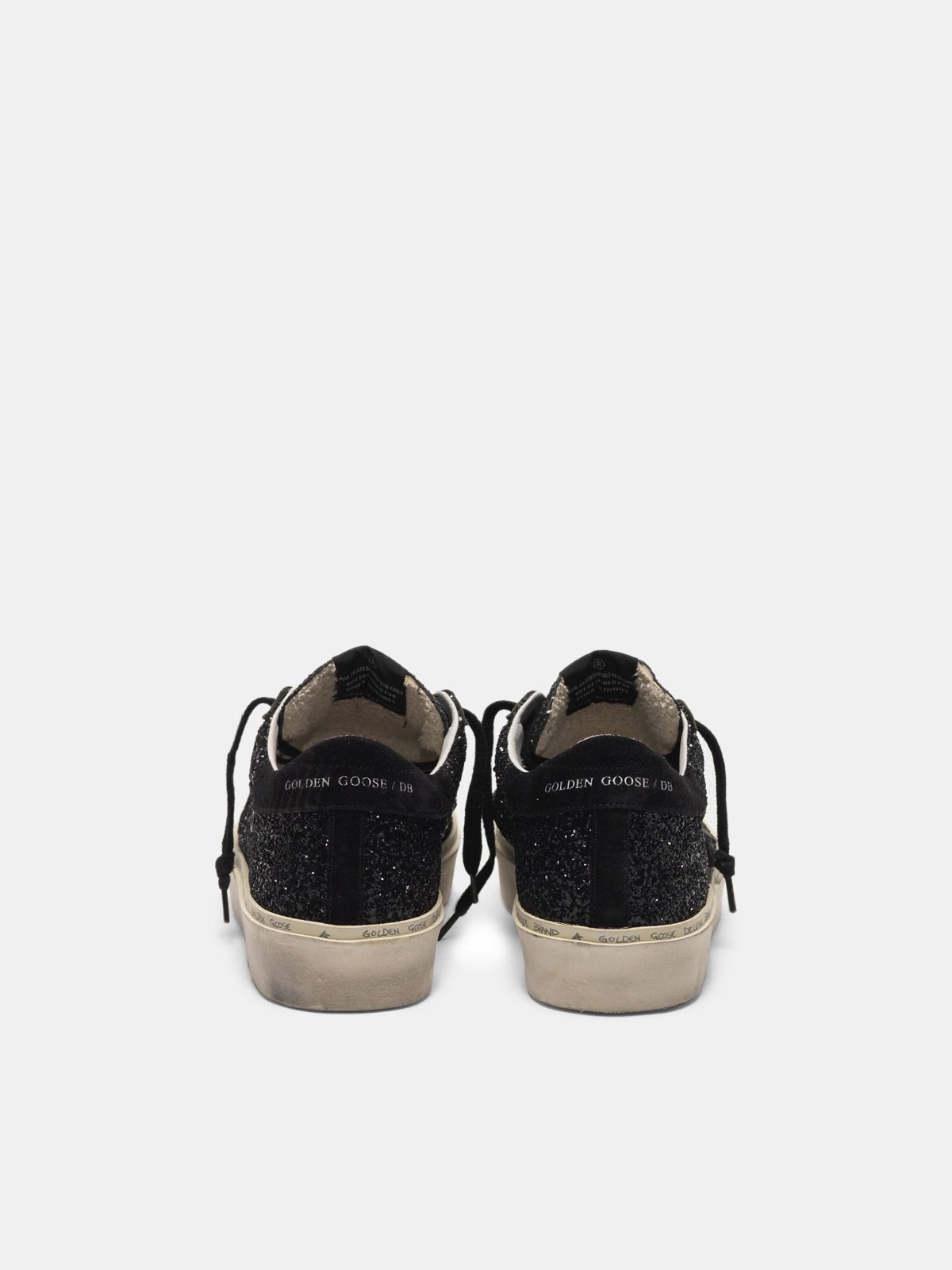 Hi Star sneakers black glitter upper | Golden Goose