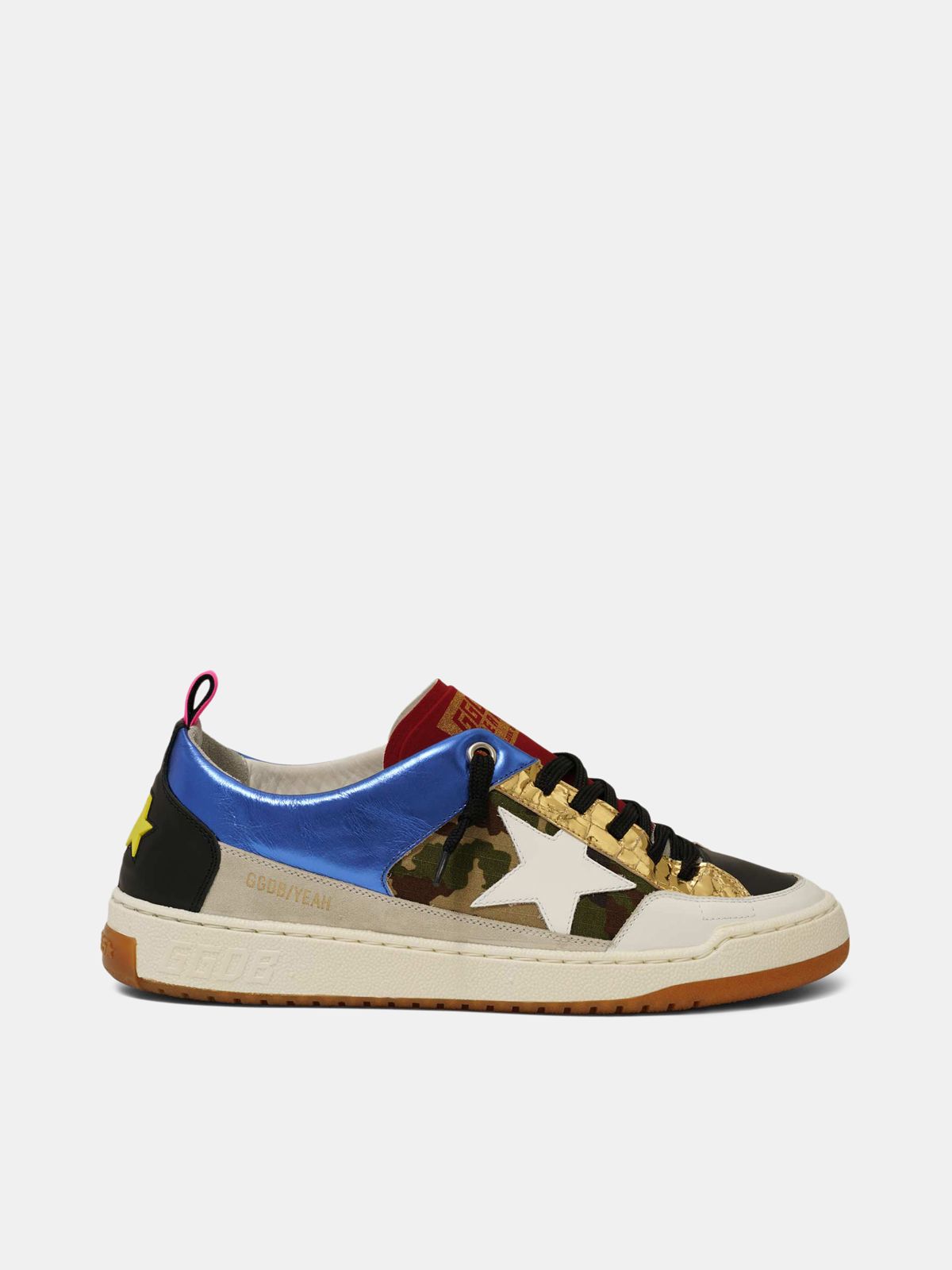 golden goose camo sneakers